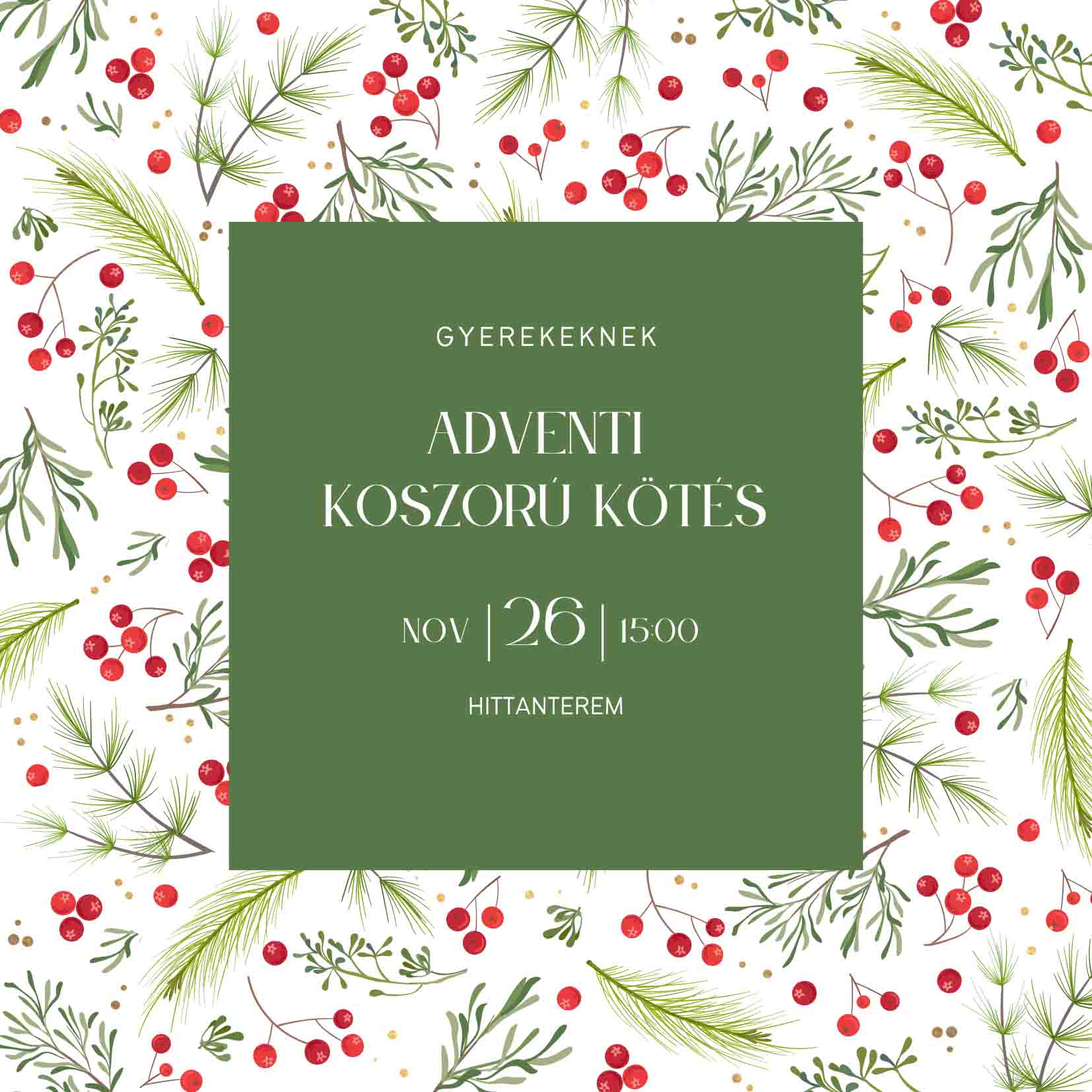 Adventi Koszorú Kötés