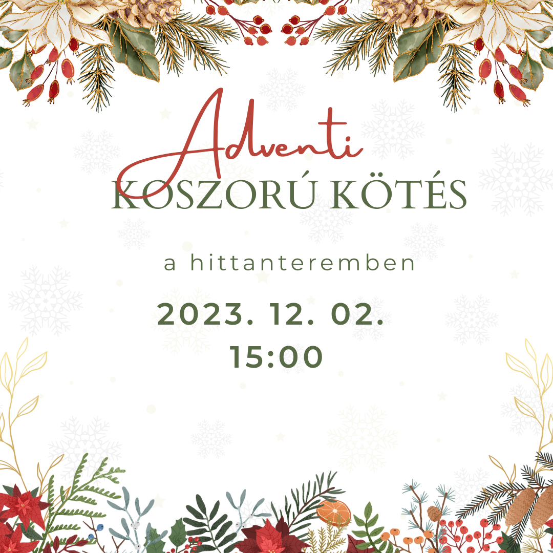 Adventi Koszorú Kötés