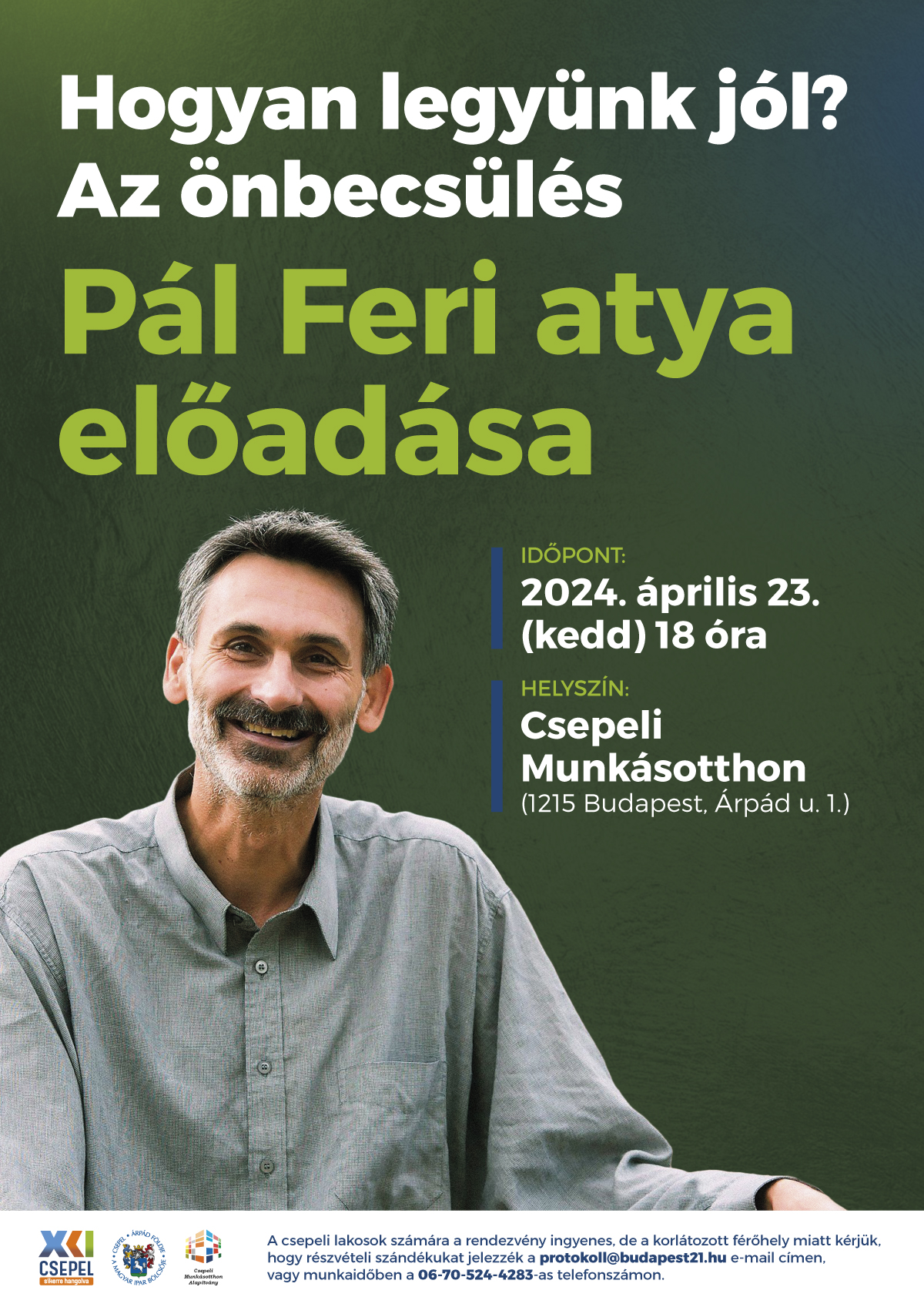 Pál Feri atya előadása