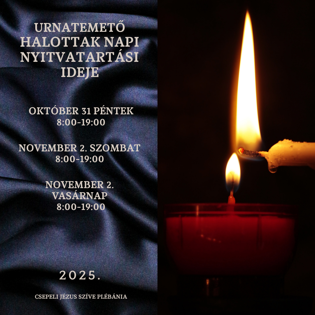 Urnatemető Nyitvatartás